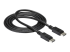 DISPLPORT10L - StarTech.com Câble DisplayPort 1.2 certifié de 3 m avec verrouillage - Angle gauche