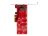 PEX4M2E1 - StarTech.com Adaptateur PCI Express x4 vers SSD M.2 PCIe - Top