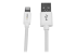 USBLT2MW - StarTech.com Câble Apple® Lightning vers USB pour iPhone, iPod, iPad 2 m Blanc - Gros plan