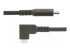 RUSB31CC1MBR - StarTech.com Câble USB-C Robuste à Angle Droit de 1m, USB 3.2 Gen 2, 4K60 - De face