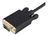 DP2VGAMM3B - StarTech.com DP/VGA - Adaptateur DP++/1.2 DP/VGA 91 cm PC/Vidéoprojecteur - Angle droit