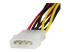 PYO2LP4LSATA - StarTech.com Câble adaptateur d'alimentation interne LP4 (4 broches) - Gros plan