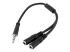 MUYHSMFF - StarTech.com Adaptateur casque avec prises écouteur / microphone séparées - Angle droit