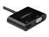 MDP2VGAHD20 - StarTech.com Mini DisplayPort to HDMI VGA Adapter, mDP 1.2 HBR2 to HDMI 2.0 (4K 60Hz) or VGA 1080p Video Converter Dongle, Mini DP to HDMI or VGA Monitor Adapter, Thunderbolt 2 Compatible - Gros plan