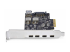 PS4C3IA3-USB-C-CARD - StarTech.com Carte PCIe USB à 5 Ports, USB 3.2 10Gbps, 4x USB-C/1x USB-A - Gros plan