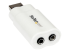 ICUSBAUDIO - StarTech.com Carte son externe USB vers audio stéréo - Angle droit
