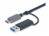 FCREADMICRO3V2 - StarTech.com Lecteur de Cartes Mémoire Multi-Média USB 3.0, SD/microSD/CF - Gros plan