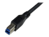 USB3SAB1MRA - StarTech.com Câble USB 3.0 SuperSpeed A vers B coudé à angle droit de 90° 1 m - Gros plan