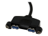 MPEXUSB3S22B - StarTech.com Carte Contrôleur Mini PCI Express 2 ports USB 3.0 avec Support UASP et Kit de Supports - Angle droit