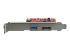 PEXUSB311A1E - StarTech.com Carte contrôleur PCIe à USB 3.1 (10 Gb/s) et eSATA III (6 Gb/s) - Côté gauche
