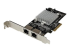 ST2000SPEXI - StarTech.com Carte Réseau PCIe x2 RJ45 - Angle gauche
