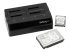 SDOCK4U33 - StarTech.com Dock pour Disques Durs 4 Baies USB 3.0 à 2,5/3,5" SATA III - Angle gauche