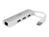 ST3300G3UA - StarTech.com Hub USB 3.0 portable à 3 ports avec Gigabit Ethernet - Retour