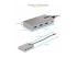 HB31C3A1CDPPD3 - StarTech.com Hub USB-C à 4 Ports avec Sortie USB-C, 3x USB-A, 1x USB-C - Multi-angles