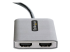 MST14DP122HD - StarTech.com Hub DisplayPort HDMI Double - Gros plan