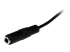 MU2MMFS - StarTech.com Câble Jack 3,5mm Mâle / Femelle - Gros plan