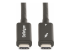 A40G2MB-TB4-CABLE - StarTech.com Câble Thunderbolt 4 Actif de 2m, 40Gps, 100W PD, Vidéo 4K/8K - De face