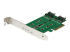 PEXM2SAT32N1 - StarTech.com Adaptateur SSD M.2 NGFF à 3 ports - Angle gauche