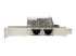 ST20000SPEXI - StarTech.com Carte réseau PCI Express à 2 ports 10GBase-T Ethernet avec chipset Intel X540 - Côté gauche