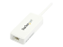 USB31000SPTW - StarTech.com Adaptateur réseau USB 3.0 vers Gigabit Ethernet - Angle gauche