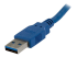 USB3SEXT1M - StarTech.com Câble d'extension bleu SuperSpeed USB 3.0 A vers A 1 m - Gros plan