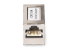 IN-CAT6A-COUPLER-S1 - StarTech.com Coupleur RJ45 Blindé, Coupleur en Ligne Cat6a, Coupleur F/F - Côté gauche