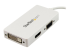 MDP2VGDVHDW - StarTech.com Adaptateur de voyage Mini DisplayPort vers DVI / VGA / HDMI pour MacBook - Gros plan