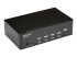 SV431DHD4KU - StarTech.com Switch KVM double affichage HDMI 4K 30 Hz à 4 ports avec hub USB intégré - Angle gauche