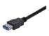 USB3SEXT1MBK - StarTech.com Câble d'extension USB 3.0 A vers A de 1 m - Gros plan