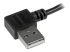 USB2AUB2RA1M - StarTech.com Câble USB A vers Micro B de 1 m avec connecteurs coudés à angle droit - Gros plan