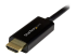 DP2HDMM2MB - StarTech.com Câble adaptateur DisplayPort vers HDMI de 2 m - Angle droit