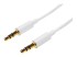 MU2MMMSWH - StarTech.com Câble audio stéréo Mini-Jack 3,5 mm slim de 2 m - Angle droit
