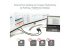 USB32HD2 - StarTech.com Adaptateur USB 3.0 vers double HDMI, 1x 4K 30Hz et 1x 1080p, carte vidéo et graphique externe, dongle adaptateur d'affichage double moniteur USB Type-A vers HDMI, prend en charge Windows uniquement, noir - Angle gauche