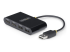 ST4200MINI2-USB-HUB - StarTech.com 4-Port USB 2.0 Hub, USB Bus Powered, Small Travel Mini USB Hub, USB 2.0 Splitter, Multi-Port Portable USB Hub, 480Mbps, Overcurrent Protection (OCP) - Angle gauche