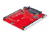 1M25-U3-M2-ADAPTER - StarTech.com M.2 to U.3 Adapter, For M.2 NVMe SSDs, PCIe M.2 Drive to 2.5inch U.3 (SFF-TA-1001) Host Adapter/Converter, TAA Compliant - Angle droit