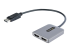 MST14DP122HD - StarTech.com Hub DisplayPort HDMI Double - Angle droit