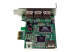 PEXUSB4DP - StarTech.com Carte contrôleur PCIe à 4 ports USB 2.0 - Côté droit