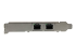 ST2000SPEXI - StarTech.com Carte Réseau PCIe x2 RJ45 - Côté gauche