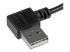 USB2AUB2RA2M - StarTech.com Câble USB A vers Micro B de 2 m avec connecteurs coudés à angle droit - Gros plan