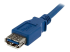 USB3SEXT1M - StarTech.com Câble d'extension bleu SuperSpeed USB 3.0 A vers A 1 m - Gros plan