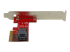 PEX4SFF8643 - StarTech.com Adaptateur PCI Express x4 vers SFF-8643 pour SSD U.2 PCIe NVMe - Côté droit