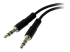 MUYHSFMM - StarTech.com Câble séparateur de casque 4 broches de 3,5 mm vers 2 x 3 broches de 3,5 mm - Angle droit