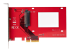 PEX4SFF8639U3 - StarTech.com U.3 to PCIe Adapter Card, PCIe 4.0 x4 Adapter For 2.5" U.3 NVMe SSDs, SFF-TA-1001 PCI Express Add-in Card for Desktops/Servers, TAA Compliant - De face