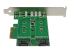 PEXM2SAT32N1 - StarTech.com Adaptateur SSD M.2 NGFF à 3 ports - Retour