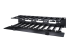 AR8606 - APC Horizontal Cable Manager Single-Sided with Cover - Angle droit