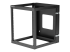 RK1219WALLOH - StarTech.com Rack Réseau Mural 12U à 4 Montants, Rack Serveur à Charnières 19" avec Profondeur de Montage 19.8", Rack de Données Mural pour IT/AV/Panneau de Patch/Equipement IT - Angle droit