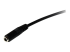 MUHSMF1M - StarTech.com Câble d'extension de casque TRRS 4 positions 3,5 mm de 1 m - M/F - Gros plan