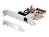 ST1000PEXPSE - StarTech.com Carte Réseau PCIe x1, Carte Ethernet PCIe, 2.5GB 802.3at NIC - Angle gauche