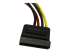 SATAPOWADAP - StarTech.com Câble adaptateur d'alimentation LP4 vers SATA de 15 cm - Gros plan