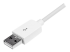 USBLT3MW - StarTech.com Câble Apple® Lightning vers USB pour iPhone, iPod, iPad 3 m Blanc - Angle droit